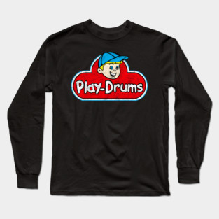 Vintage play drums play doh Long Sleeve T-Shirt