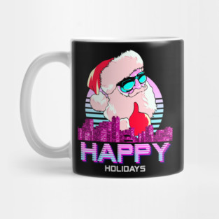 Vaporwave Santa XMAS Mug