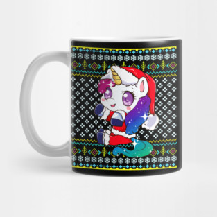Unicorn Ugly Christmas Sweater Mug