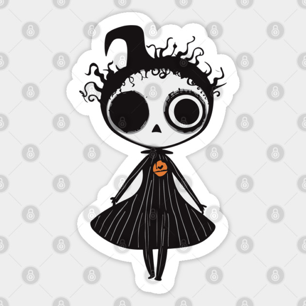 Halloween Special - Ghost Girl - Scary & Funny Sticker by TuncGK