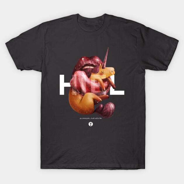 HIEL BLACK T-Shirt by itoalon
