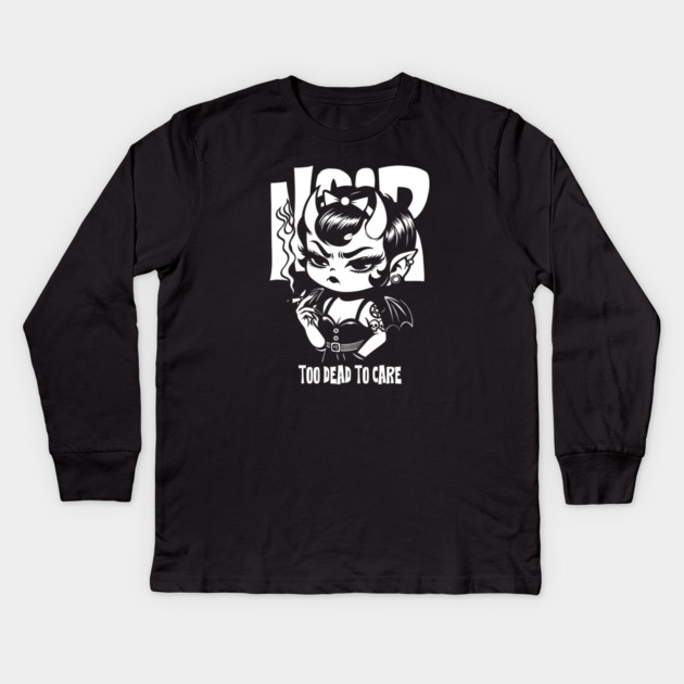 NOIR Kids Long Sleeve T-Shirt by artslaves