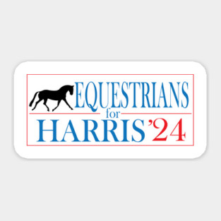 Equestrians for Harris-Dressage Horse Sticker