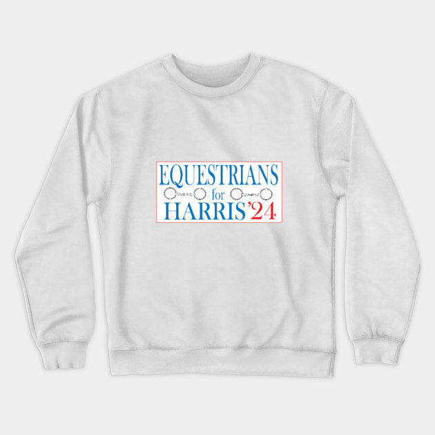 Equestrians for Harris-Snaffle bit Crewneck Sweatshirt by DickinsonDesign