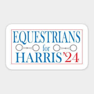 Equestrians for Harris-Snaffle bit Sticker