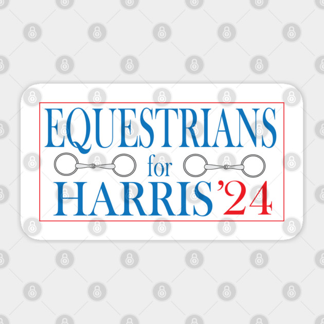 Equestrians for Harris-Snaffle bit Sticker by DickinsonDesign