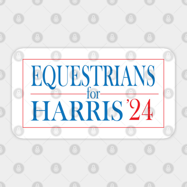 Equestrians for Harris Sticker by DickinsonDesign