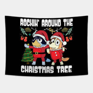 Bluey-Christmas Tapestry