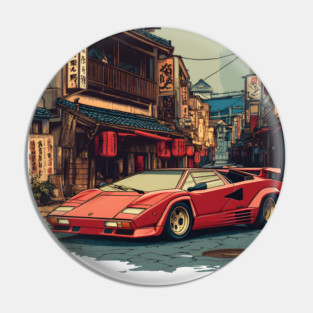 Lamborghini Countach Pin