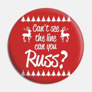 Can't see the line can you Russ? Pin