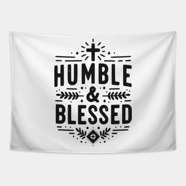 Humble and Blessed Tapestry by Frank Ring