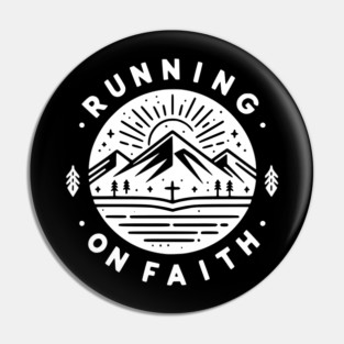 Running on Faith Pin