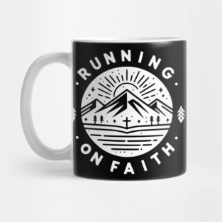 Running on Faith Mug