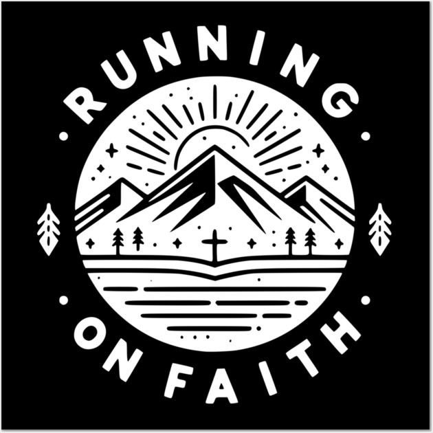 Running on Faith Wall Art by Frank Ring
