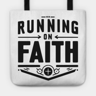Running on Faith Tote