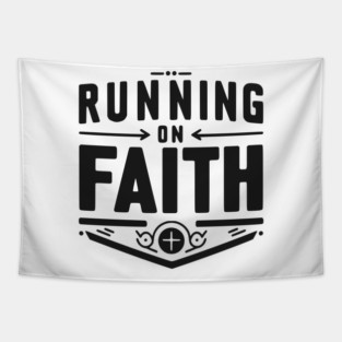 Running on Faith Tapestry