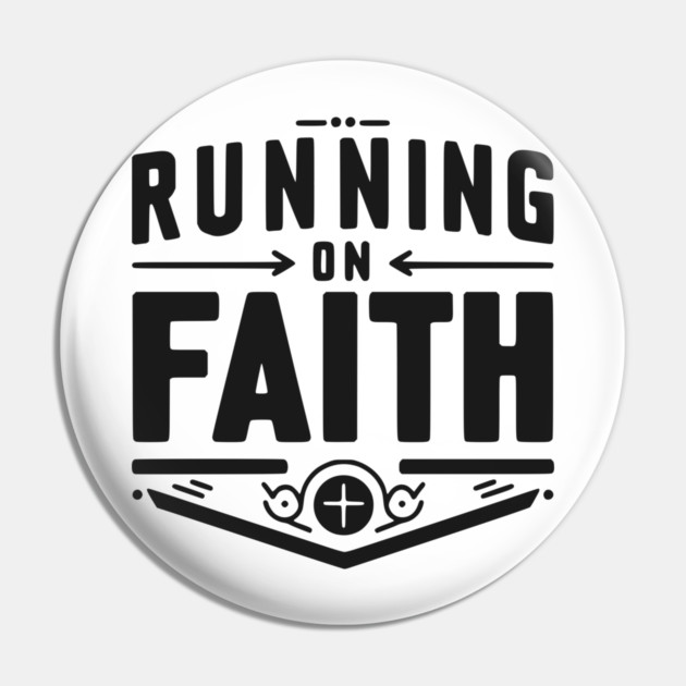 Running on Faith Pin by Frank Ring