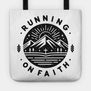Running on Faith Tote