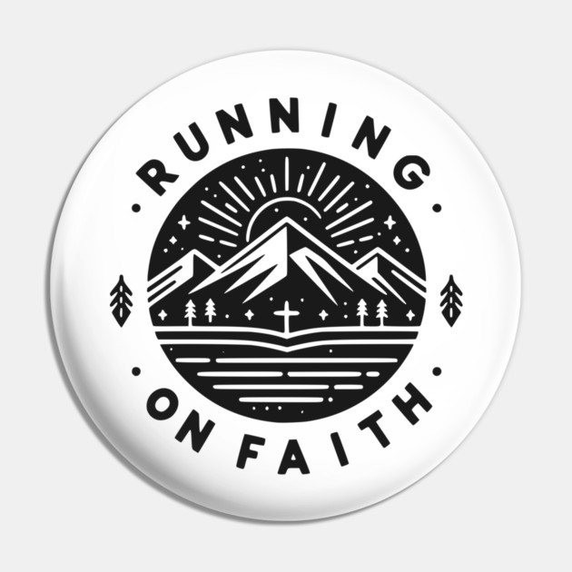 Running on Faith Pin by Frank Ring