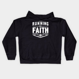 Running on Faith Kids Hoodie