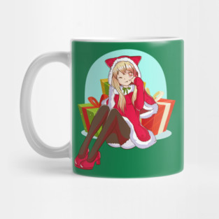 Christmas Anime Girl Mug