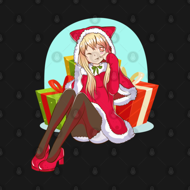 Christmas Anime Girl by creative