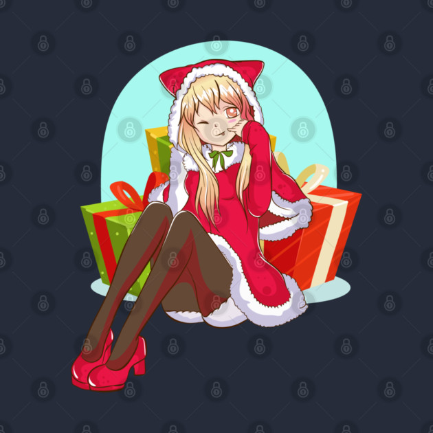 Christmas Anime Girl by creative