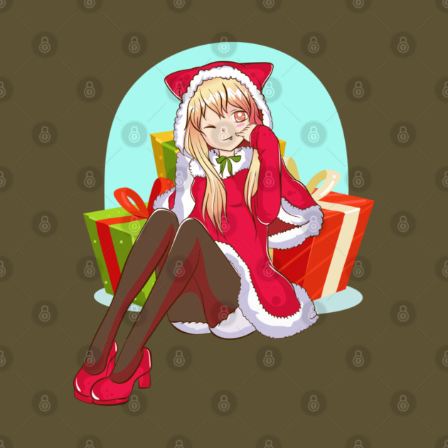 Christmas Anime Girl by creative