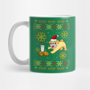 Pug Ugly Christmas Sweater Funny Humor Mug