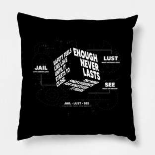 JAIL LUST SEE Pillow
