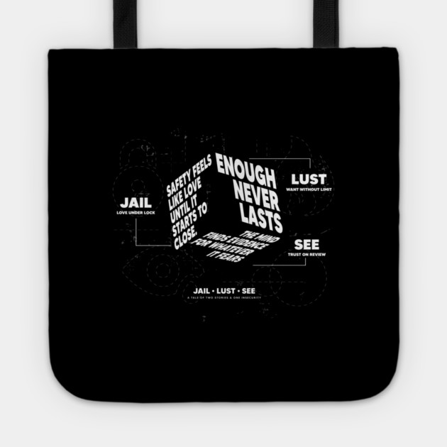 JAIL LUST SEE Tote by artslaves