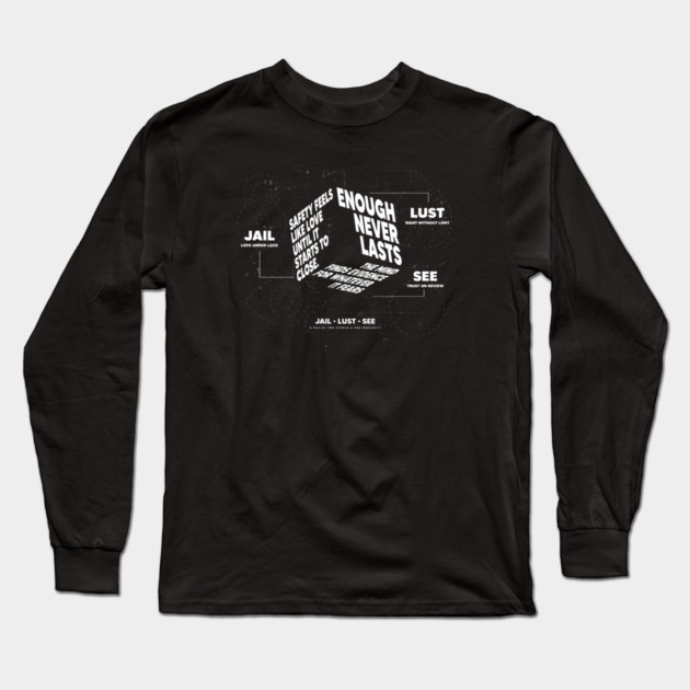 JAIL LUST SEE Long Sleeve T-Shirt by artslaves
