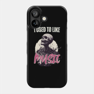 Existential Dread - Fear of Dead - Halloween Special Music Lovers Phone Case