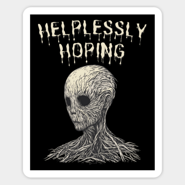 Sad Souls - Helplessly Hoping - Melancholic Emotions Magnet by TuncGK