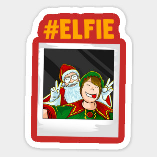 Let me take an #elfie selfie Christmas Funny Magnet