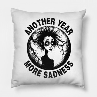 Depression - Halloween - Lonely & Sad Pillow