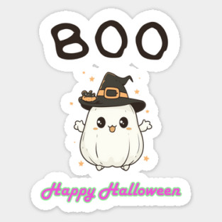 Cute Ghost - Halloween - Boo Magnet