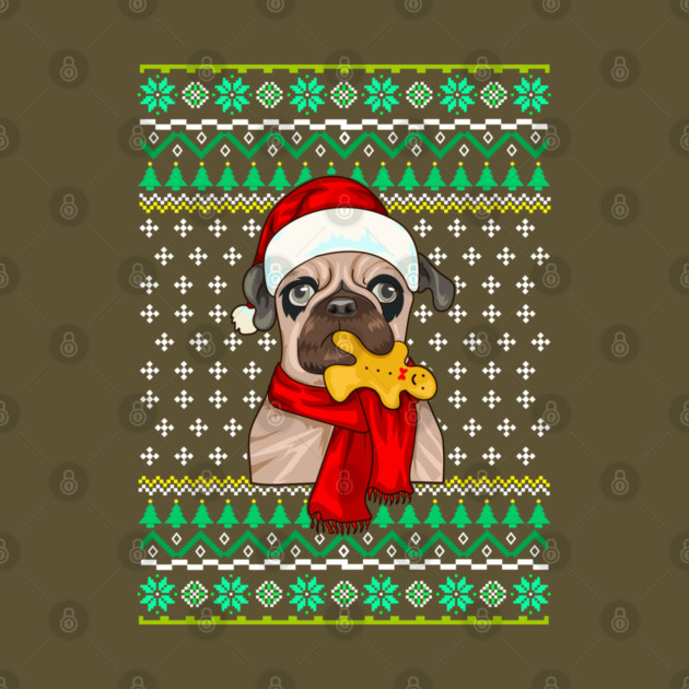 French Bulldog Ugly Christmas Sweater Funny Humor by creative