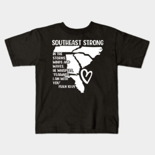 Southeast strong Hurricane Helene Appalachia Strong Kids T-Shirt