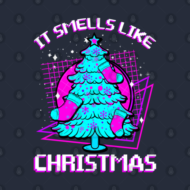 Retro Vaporwave XMAS Tree by creative