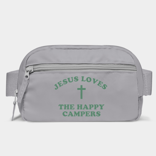 Jesus Loves The Happy Campers by rt-shirts