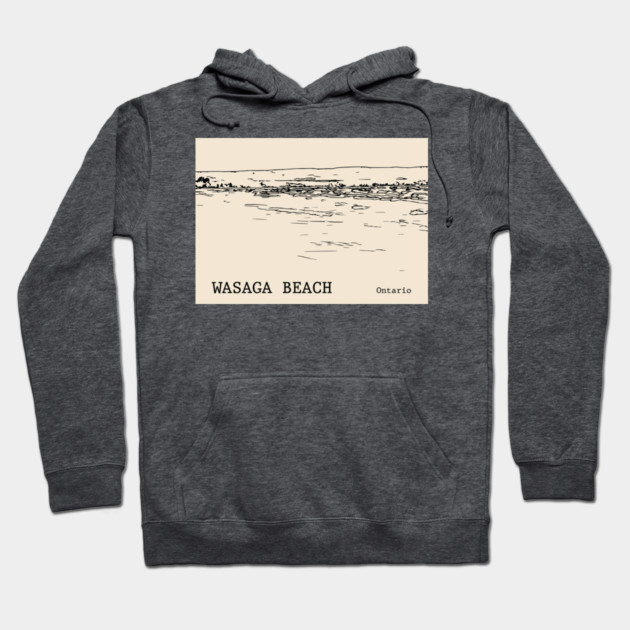 Wasaga Beach Ontario Hoodie by Lakeric