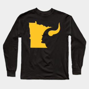 Minnesota vikings yellow Long Sleeve T-Shirt