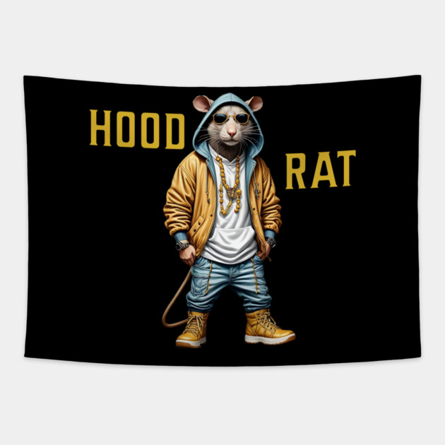 Hood Rat - Hip Hop Tapestry by UrbanLifeApparel