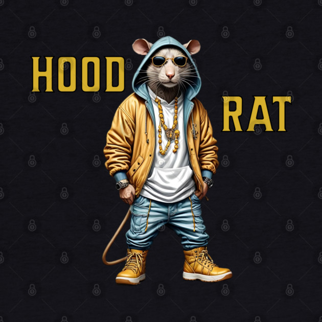 Hood Rat - Hip Hop by UrbanLifeApparel