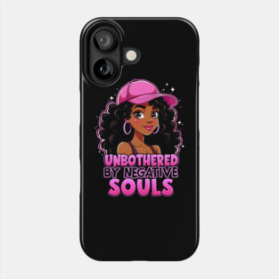 Unbothered by Negative Souls Phone Case