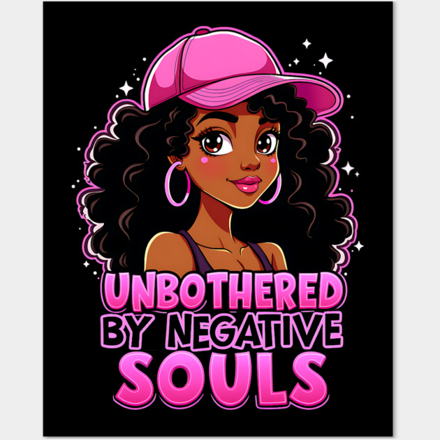Unbothered by Negative Souls Wall Art by UrbanLifeApparel