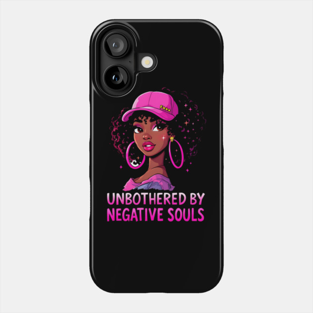 Unbothered by Negative Souls 2 Phone Case by UrbanLifeApparel