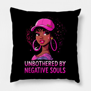 Unbothered by Negative Souls 2 Pillow