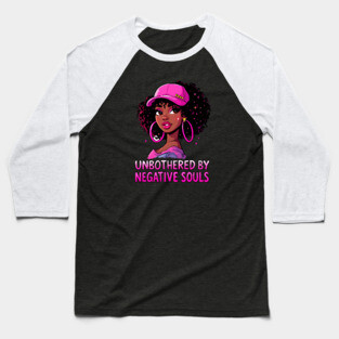 Unbothered by Negative Souls 2 Baseball T-Shirt